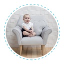 Fauteuil d'enfant avec coussin ourson