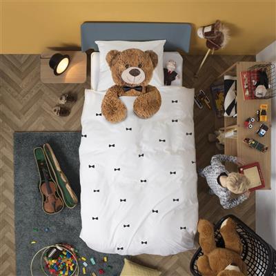 Duvet cover 140x200 flannel teddy bear