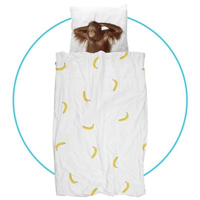 Down cover 140x200 banana monkey