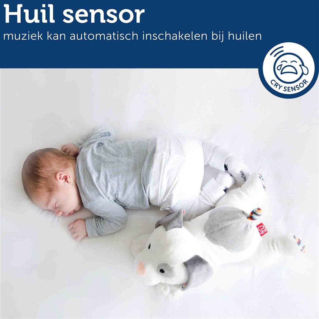 Knuffel heartbeat hond Dex