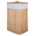 Wicker linen basket