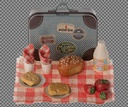 Mini muizen picknickset 6cm