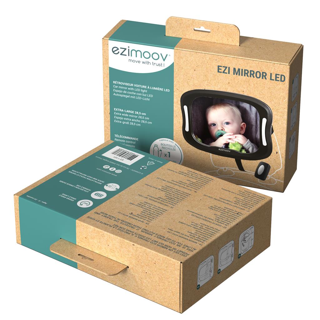 Autospiegel baby met LED-verlichting