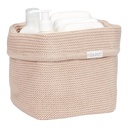 Knitted commodity basket small Beige