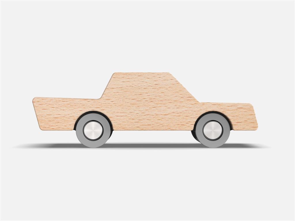 Voiture en bois (va-et-vient)