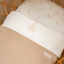 Cradle towel Baby Bunny embroidered