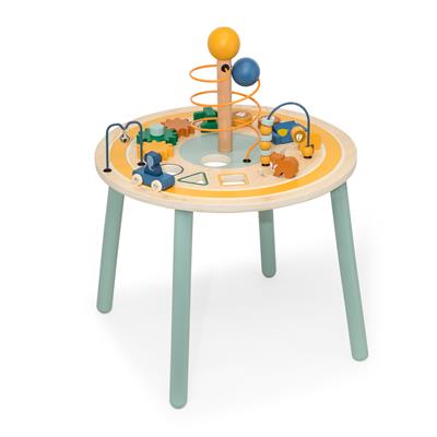 wooden animals activity table