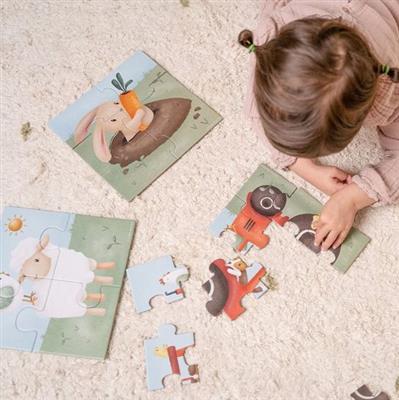 4 in 1 puzzel Little Farm