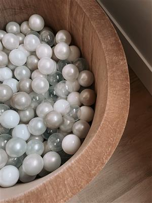 Ball bath 90x40cm (200pcs) sv dark beige