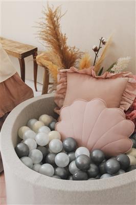 Ball bath 90x40cm (200pcs) light grey