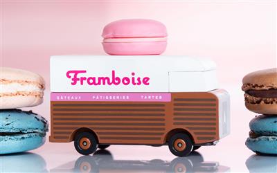 Auto macaron framboise