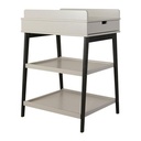 Changing table hip (+drawer, stone-eboni)