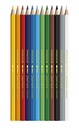 Set of colored pencils 12 pieces