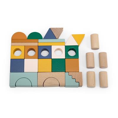 Wooden block city