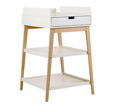 Changing table hip (+drawer, clay-natural)