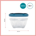 Storage jars babybols 120ml (4pcs)