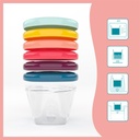 Storage jars babybols 180ml (6pcs)