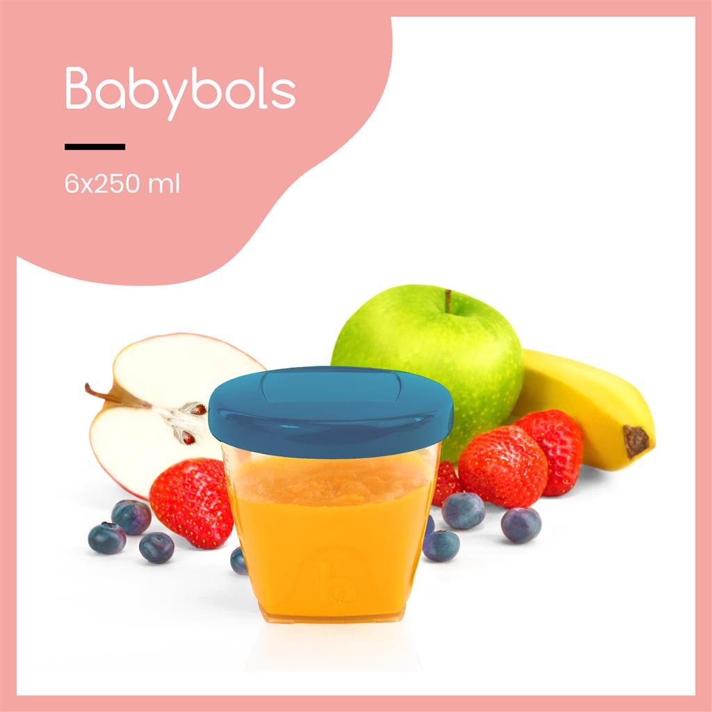 Storage jars babybols 250ml (6pcs)