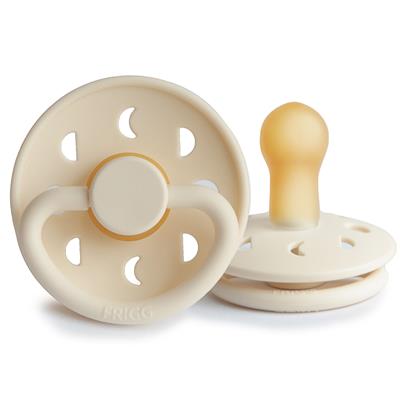 Pacifier latex moon (6-18months, 2 pieces)