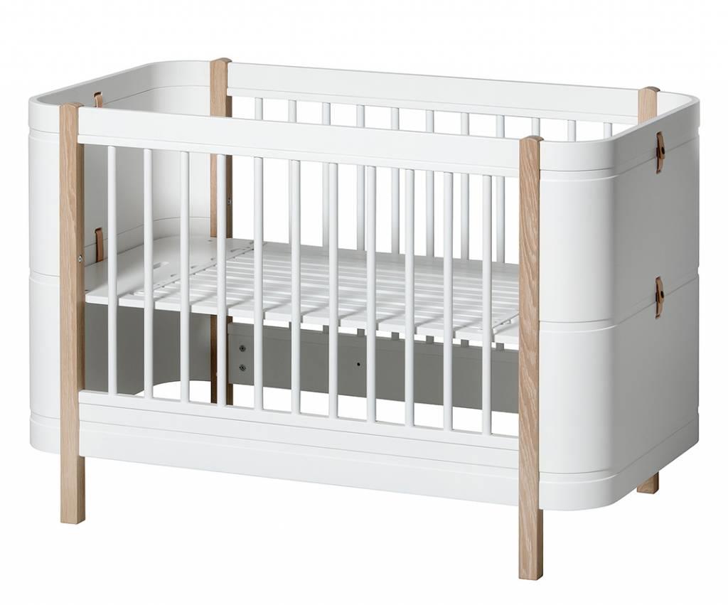 Crib mini+ (white/oak)