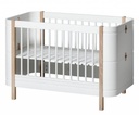 Crib mini+ (white/oak)