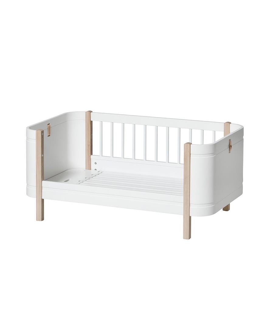 Cot mini+ (blanc/chêne)