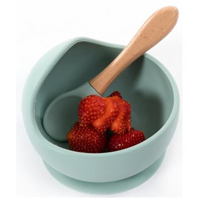 Bowl with suction cup (including spoon) b-suction