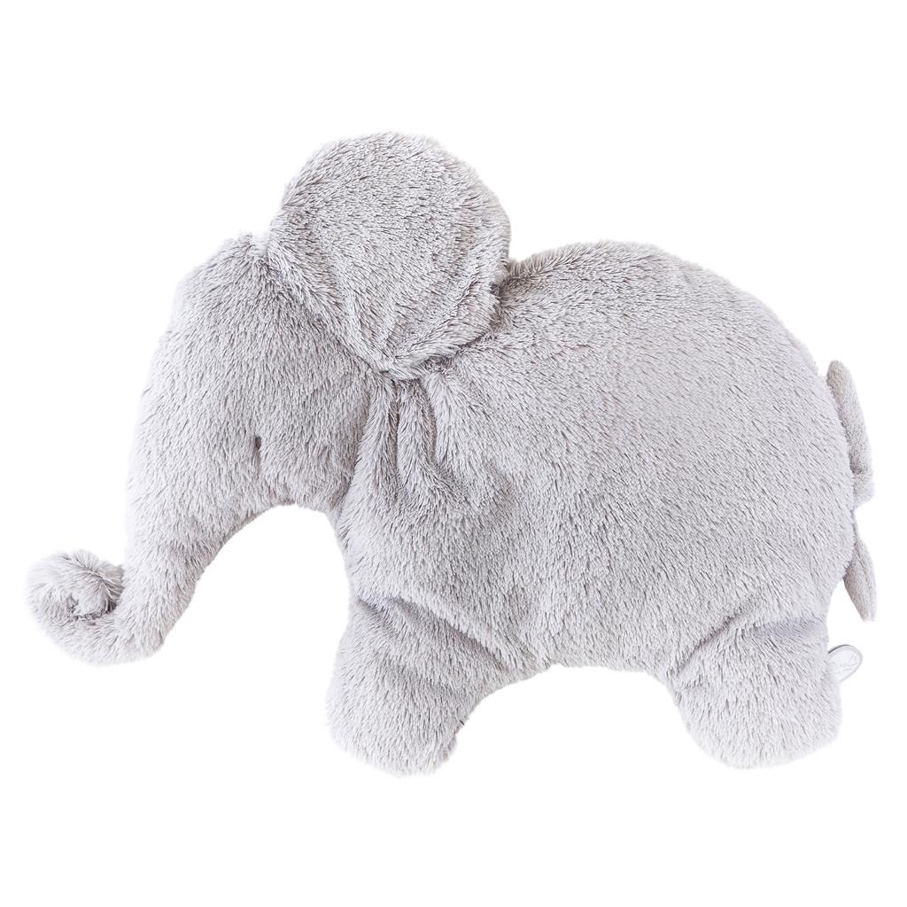 Cuddly elephant Oscar pillou light gray