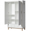 Cabinet 2-door (white/oak) Oliver Funiture