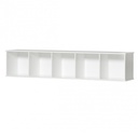 Storage rack 5x1 without base white Oliver Furniture