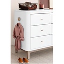 Commode 6 laden (wit/eik)