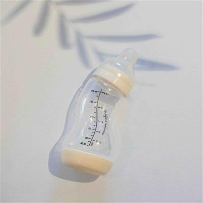 S-shaped feeding bottle (170ml, natural)