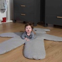 *Speelmat 150cm teddy bear (jersey grey)