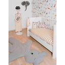 *Speelmat 150cm teddy bear (jersey grey)