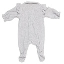 Crawler suit velour ruffles Poetree kids