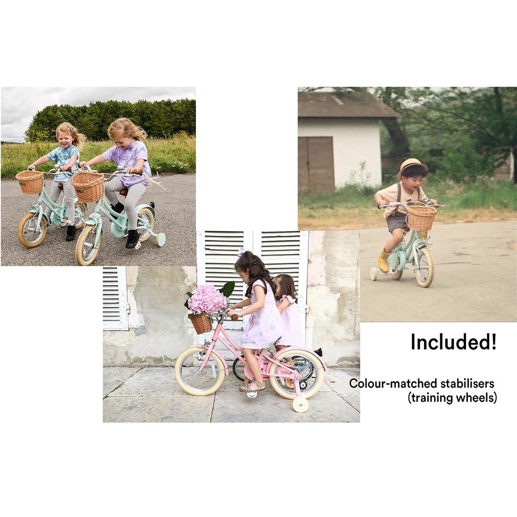 Bicyclette 12" gingersnap (y compris panier+roues)