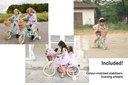 Bicycle 12" gingersnap (incl basket+wheels)