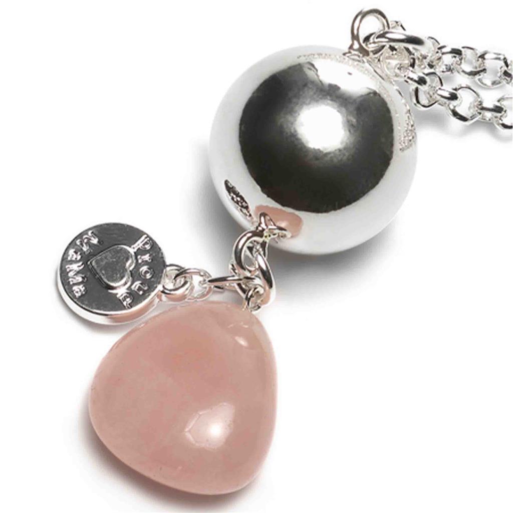 Baby Bell Gemstone rose quartz