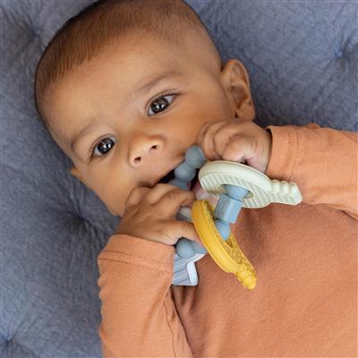 Keychain teething ring