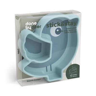 Plaque (silicone) stick & stay Birdie