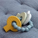 Keychain teething ring