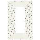 Laundry pillow cover blooming clover