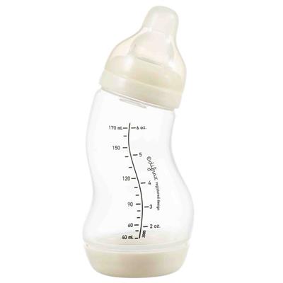 S-shaped feeding bottle (170ml, natural)