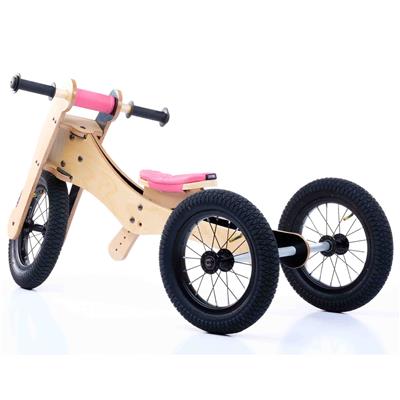 Balance bike 2-in-1 (wood)