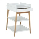 Changing table hip (+drawer, white-natural)