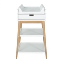 Changing table hip (+drawer, white-natural)