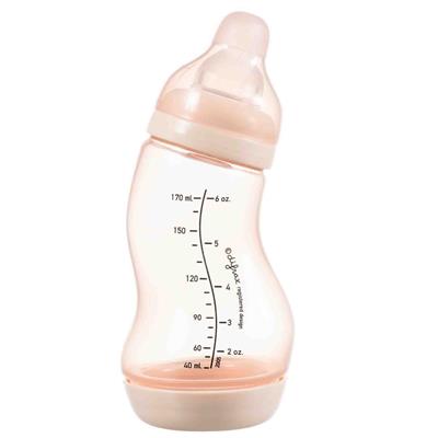 S-shaped feeding bottle (170ml, natural)