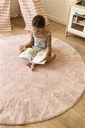 Tapis rond abc