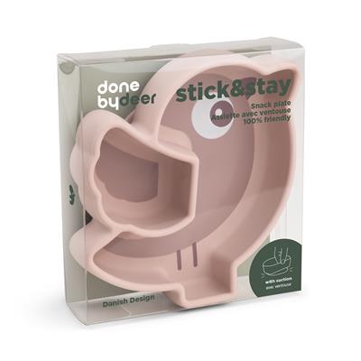 Plaque (silicone) stick & stay Birdie