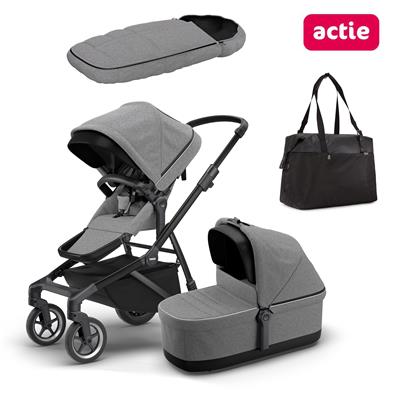 Kinderwagen sleek (incl. reiswieg)